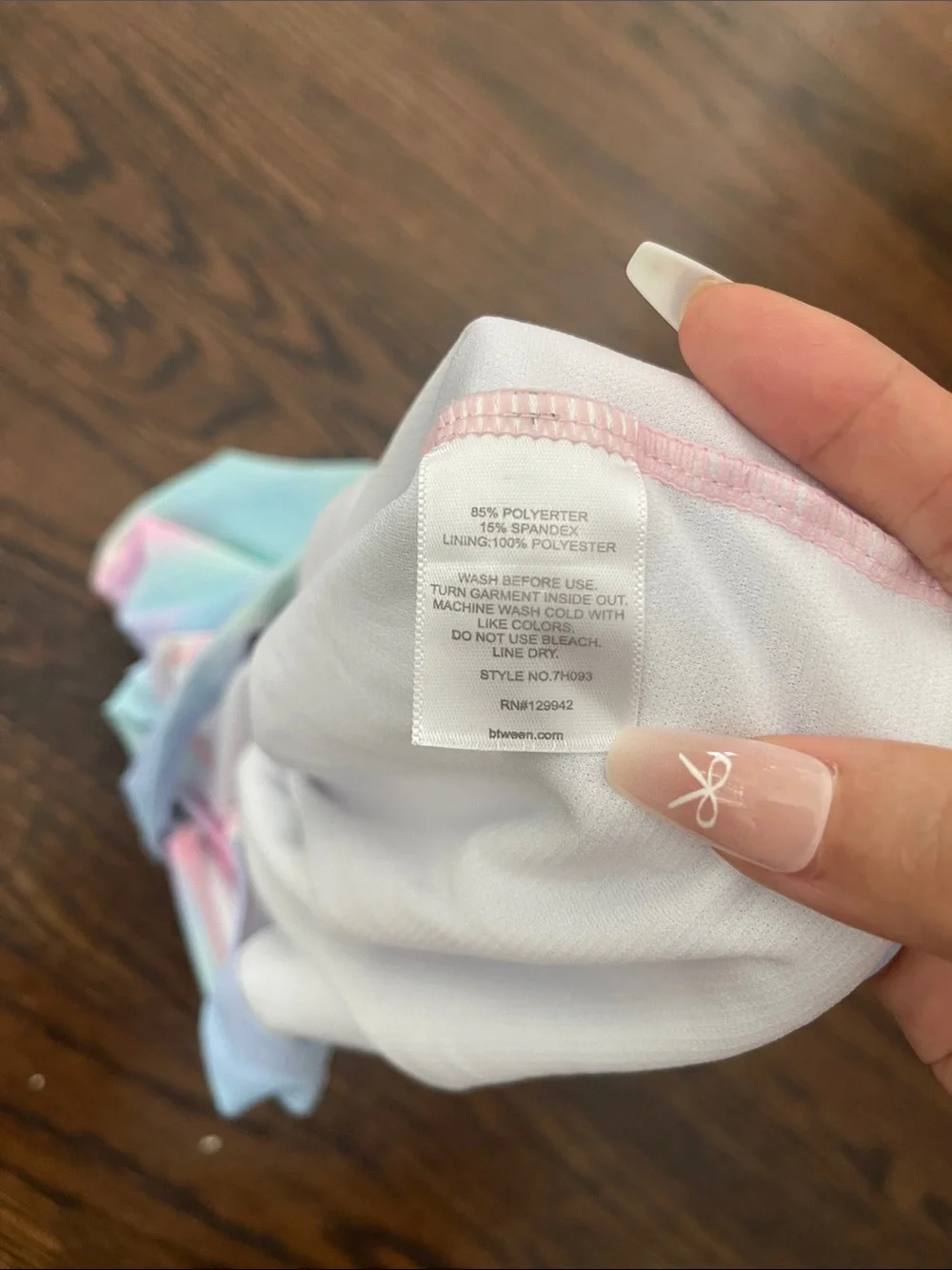 Magic Kids One Piece Swimsuit in Pastel Rainbow